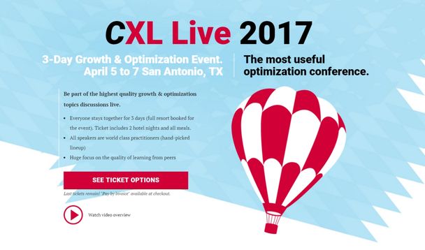 15 Уроков оптимизации конверсии от спикеров cxl live 2017