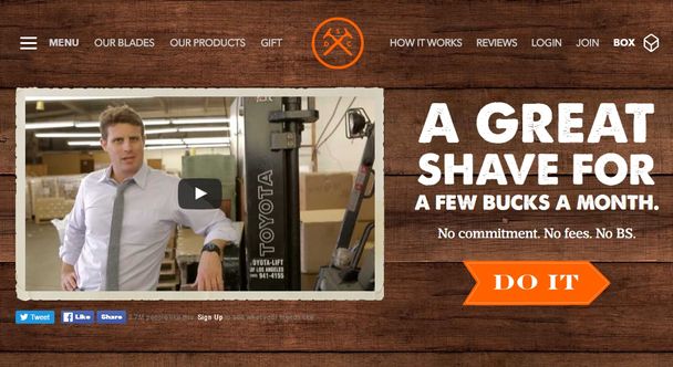 История одного стартапа: the dollar shave club